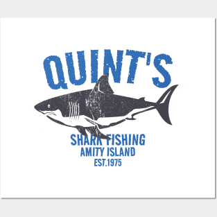 Quint's Shark Fishing, Amity Island Posters and Art